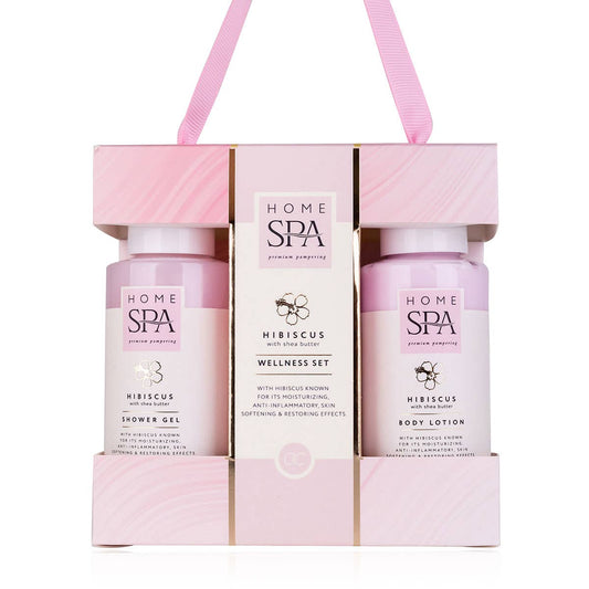 Set de baño HOME SPA con gel de ducha y loción corporal