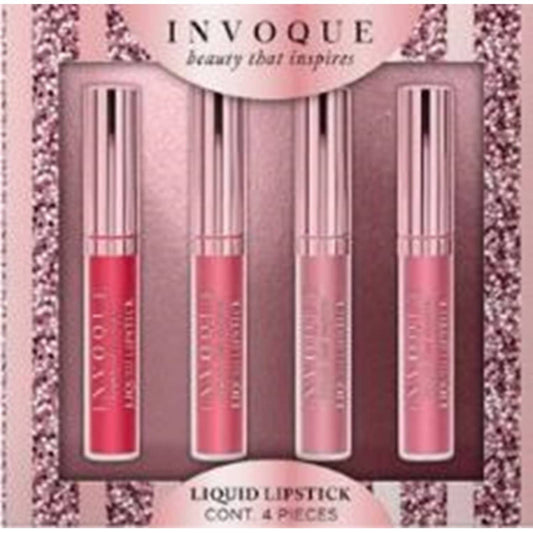 Kit de Labios – 4 Artículos | Gloss Brillante, Delineador y Bálsamo Hidratante | Set de Maquillaje Labial | Regalo para Mujer