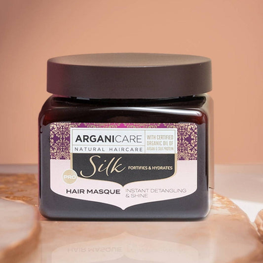 Mascarilla fortificante con proteína de seda