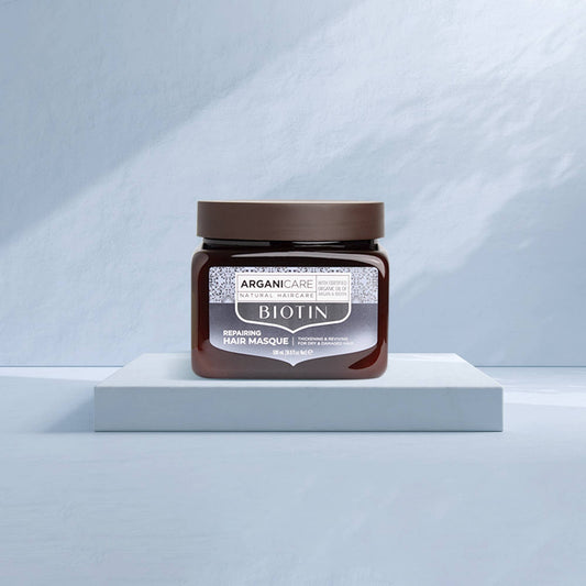 Mascarilla hidratante de biotina - Cabello seco y dañado